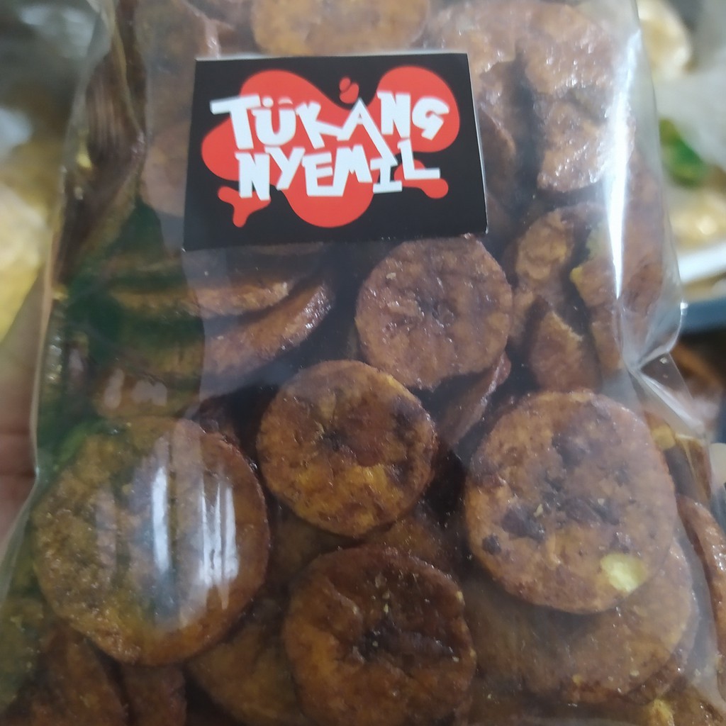 Jual Snack Kiloan Keripik Pisang Coklat 125 Gram Makanan Ringan Cemilan