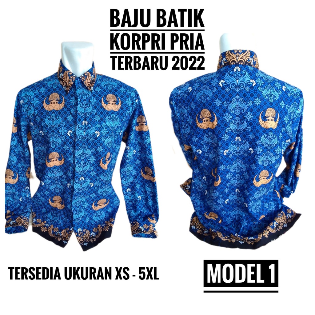 Jual Seragam Batik Korpri Pria Premium Terbaru Baju Korpri