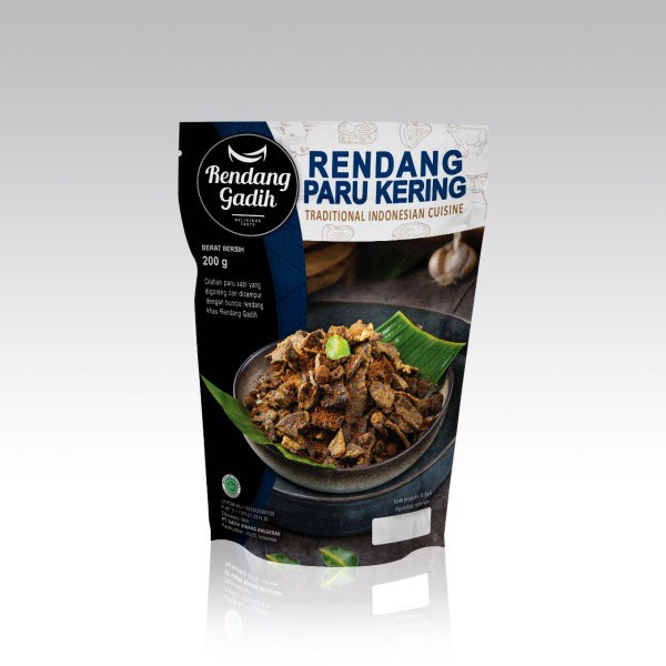 Jual Rendang Gadih Rendang Paru Sapi Kering Indonesia Shopee Indonesia