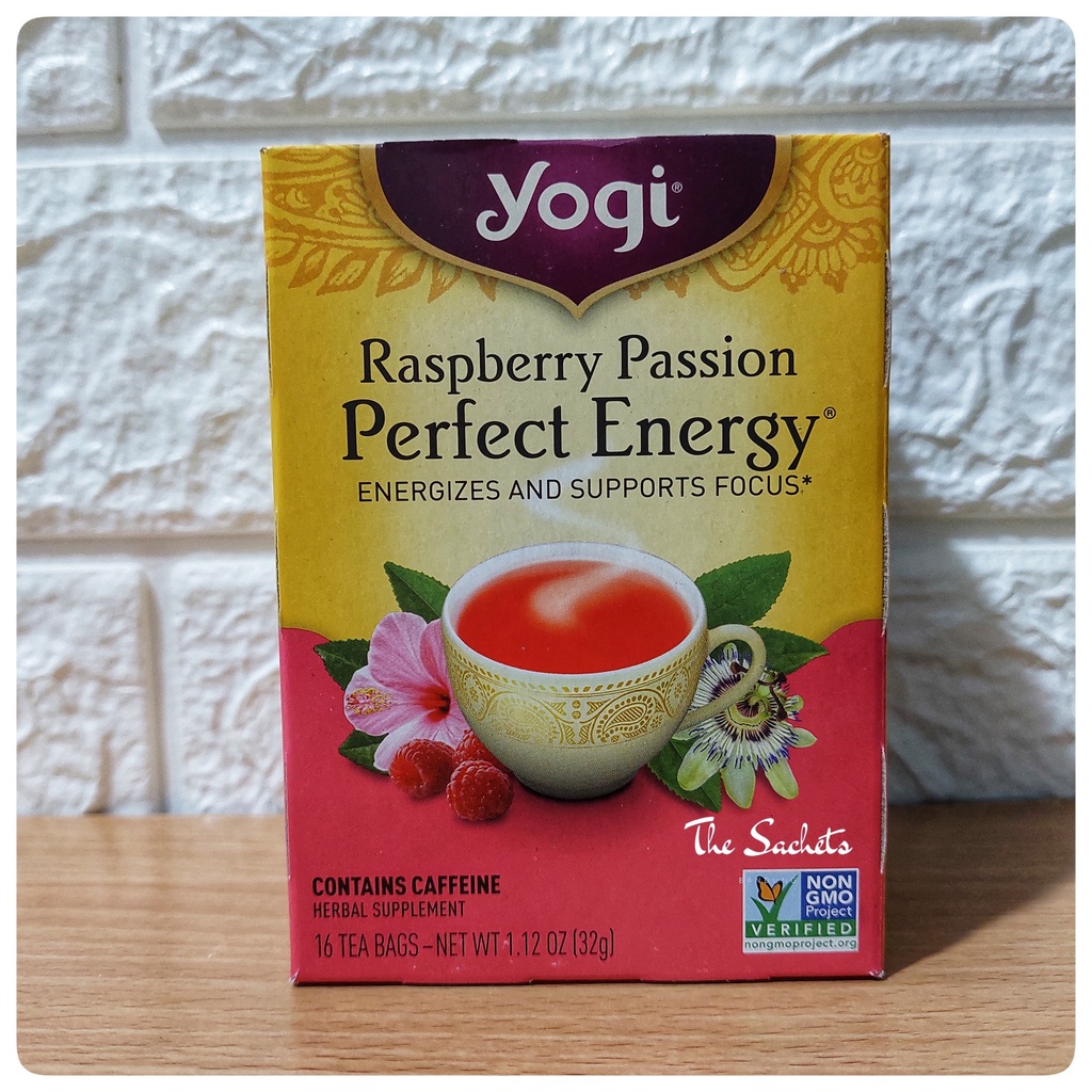 Jual Yogi Tea Raspberry Passion Perfect Energy Sachet Shopee Indonesia