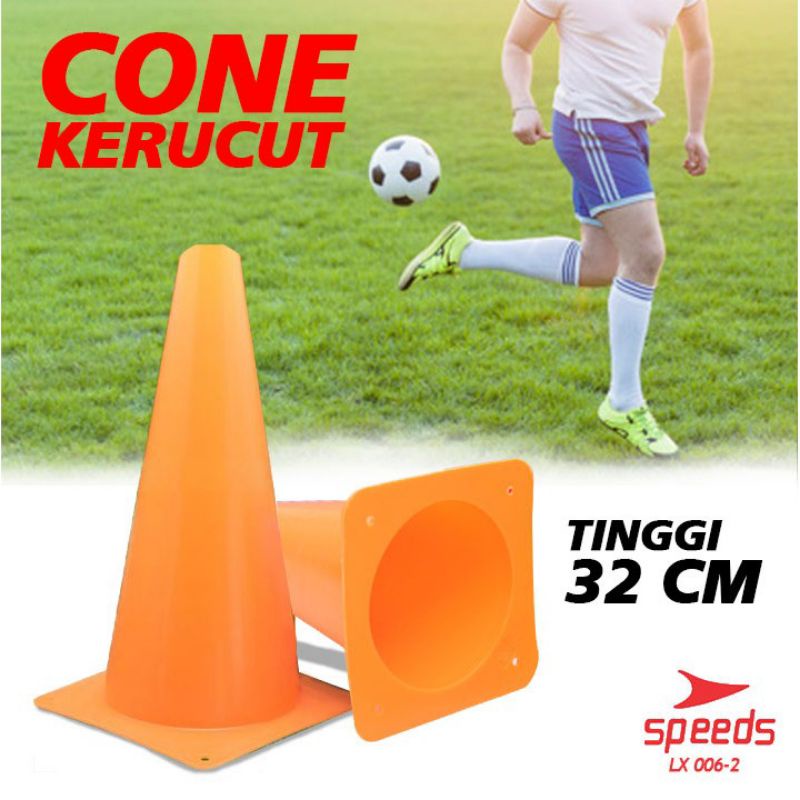 Jual Cone Kerucut Speeds Cm Untuk Latihan Sepak Bola Futsal Original