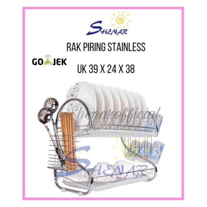 Jual Rak Piring Susun Peralatan Dapur Rak Stainless Rak Minimalis