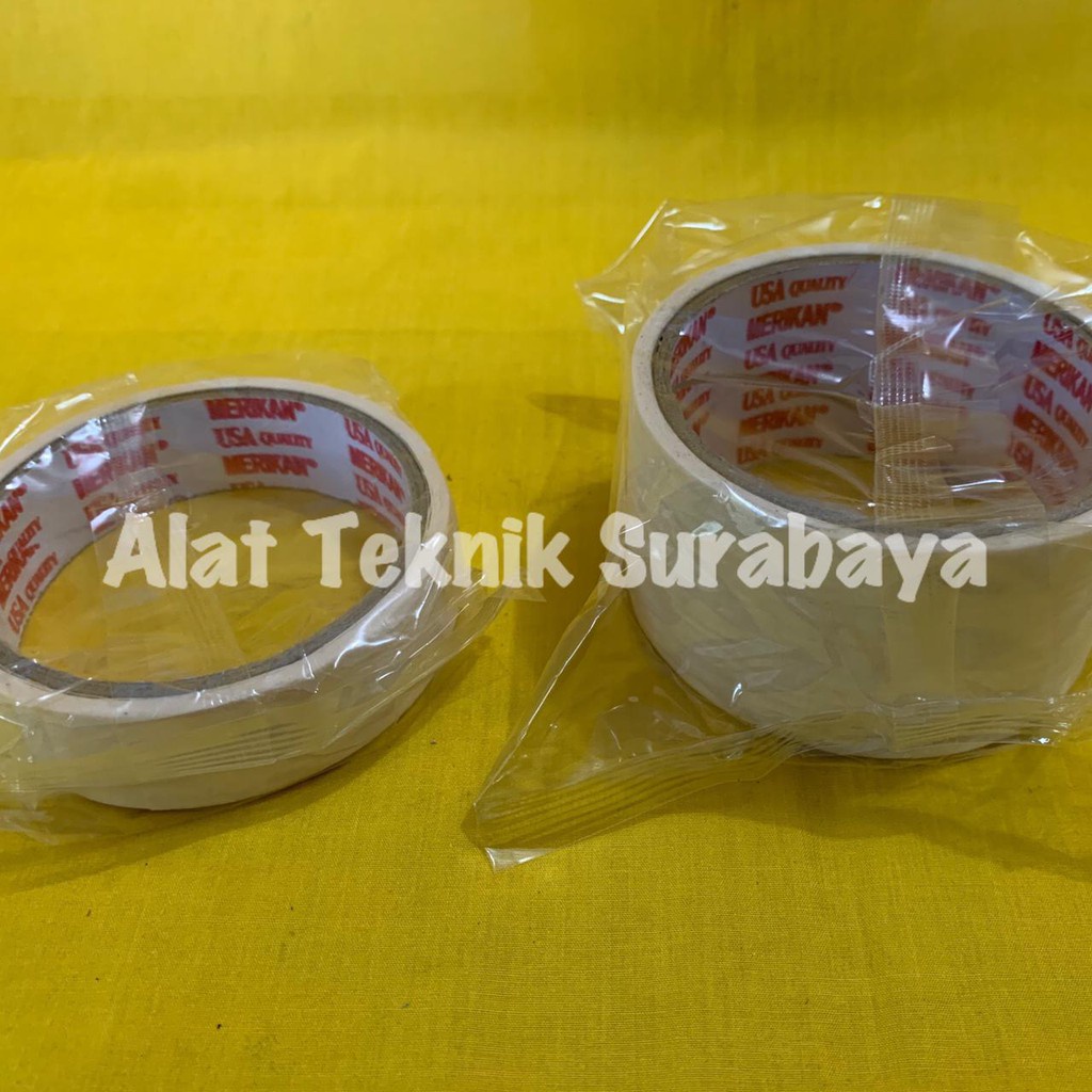 Jual MASKING TAPE MERIKAN 1 INCI 24 MM 2 INCH 48 MM LAKBAN PLAKBAN