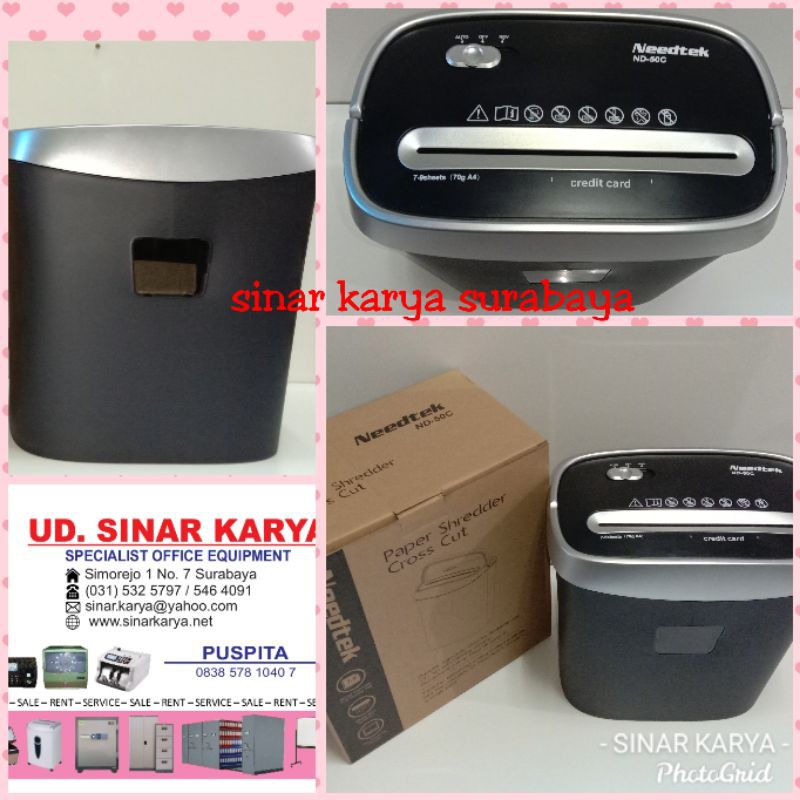 Jual Paper Shredder Needtek Nd C Mesin Penghancur Alat Hancur Kertas