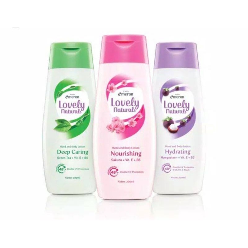 Jual Emeron LOVELY NATURALS Hand Body 100 Ml Shopee Indonesia