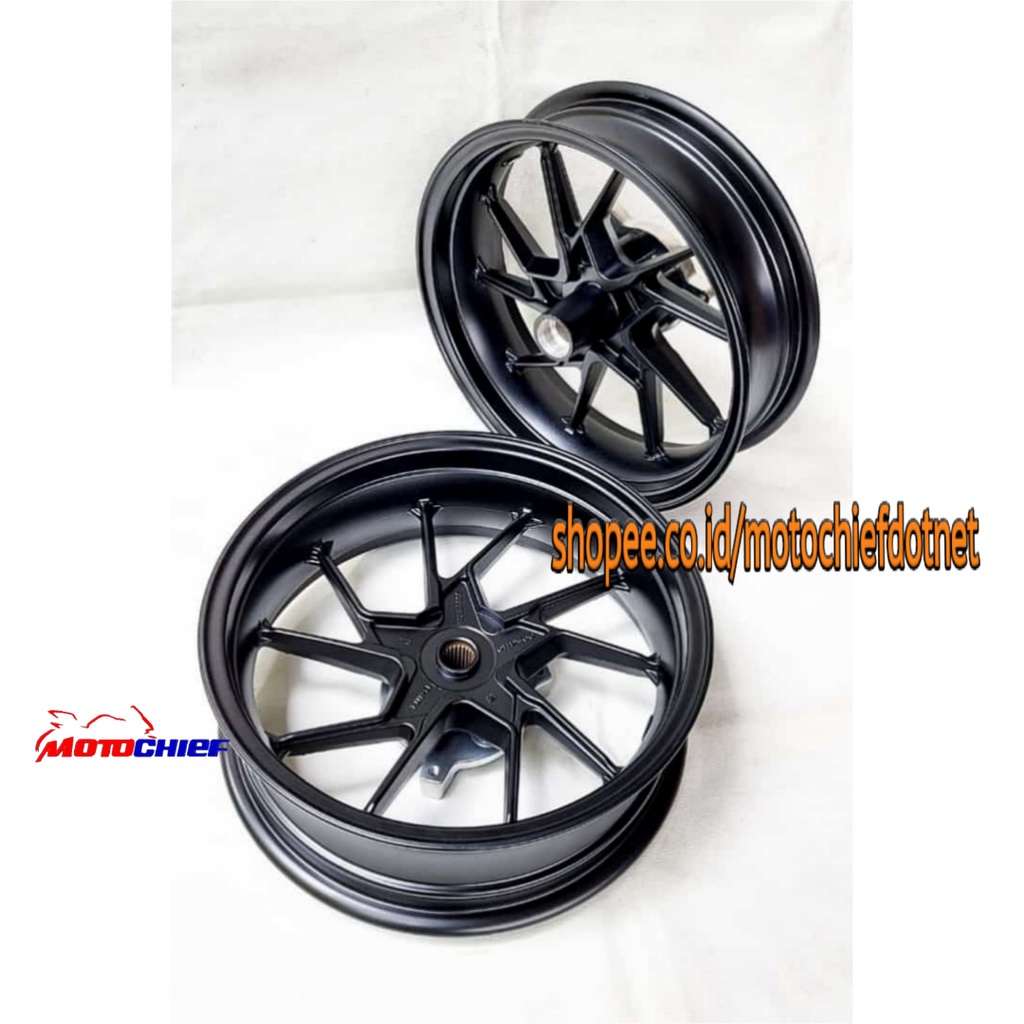 Jual Velg Racing Tapak Lebar Chemco Nmax Old Black Original Shopee