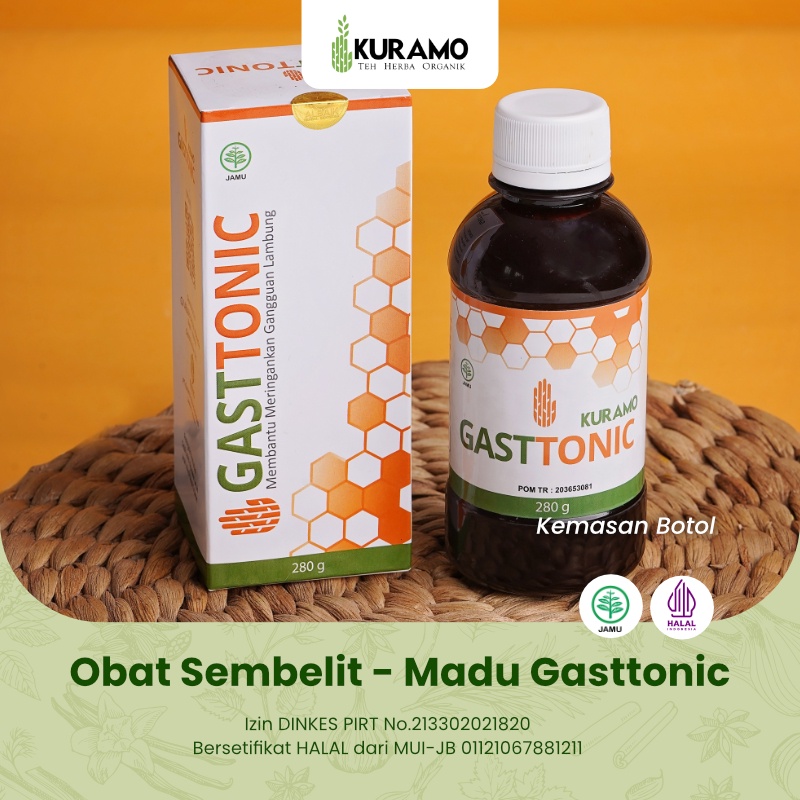 Jual Kuramo Herbal Madu Lambung Gasttonic Gr Obat Sembelit