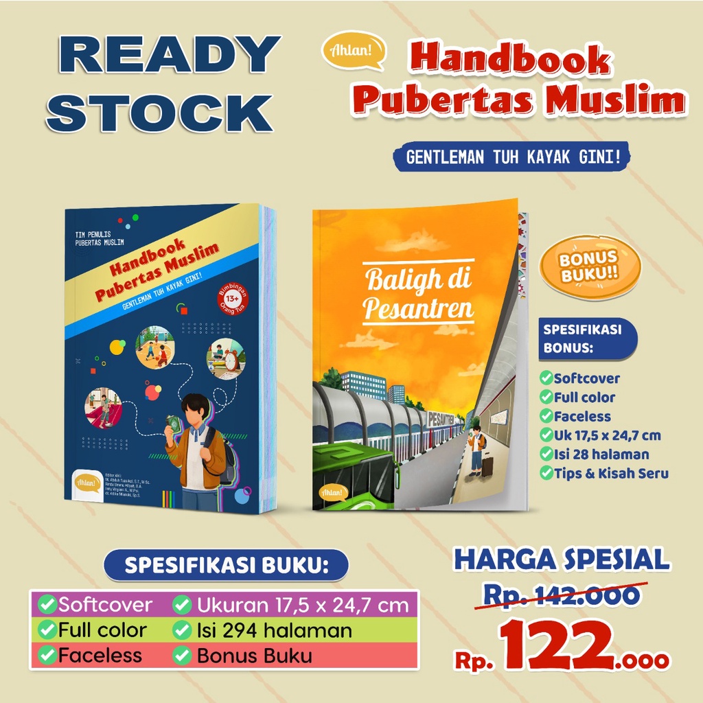 Jual Handbook Buku Panduan Pubertas Muslim Baligh Di Pesantren