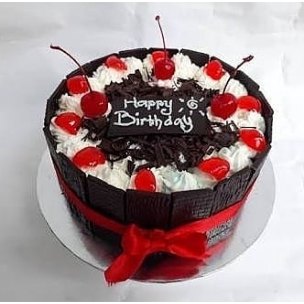 Jual Kue Ulang Tahun Blackforest Uk 16cm 20Cm Shopee Indonesia