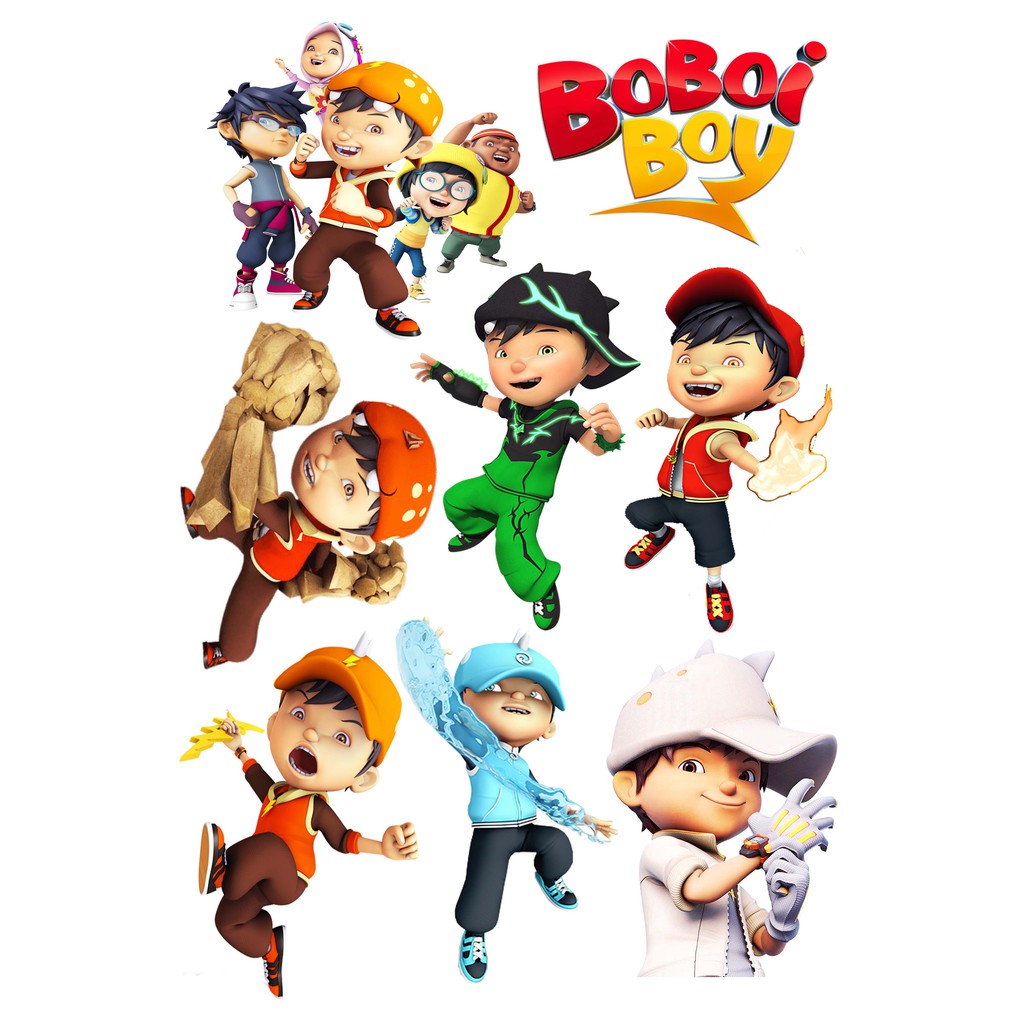 Jual Sticker BOBOIBOY Galaxy 1 Size 8 Cm Shopee Indonesia