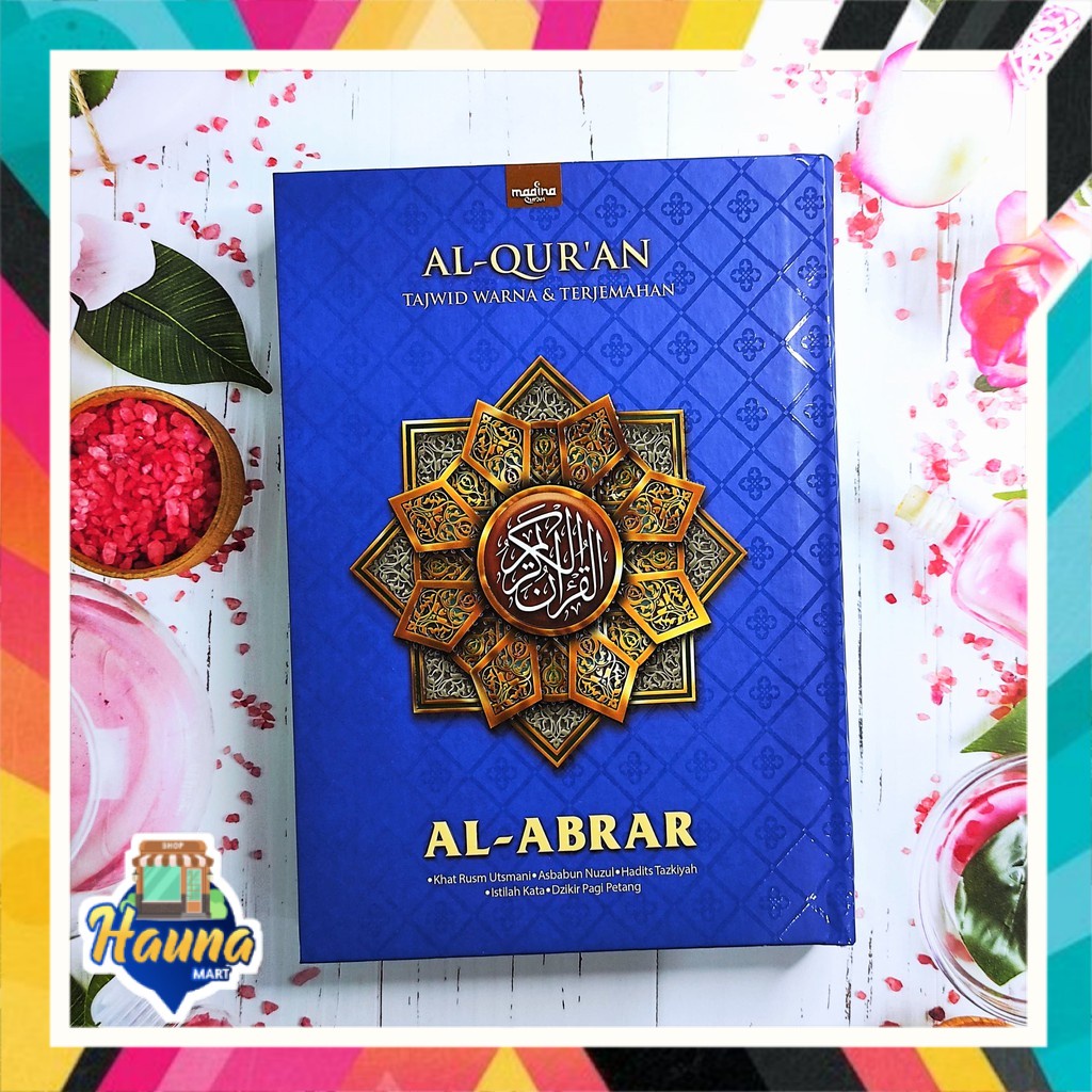 Jual AL QURAN TAJWID WARNA DAN TERJEMAH AL ABRAR HC A5 MADINA QURAN