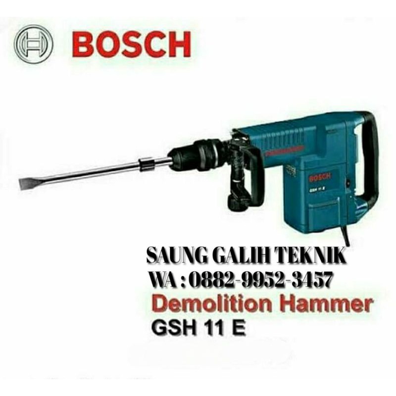 Jual MESIN BOBOK Chisel Bosch GSH 11E Demolition Hammer Shopee Indonesia