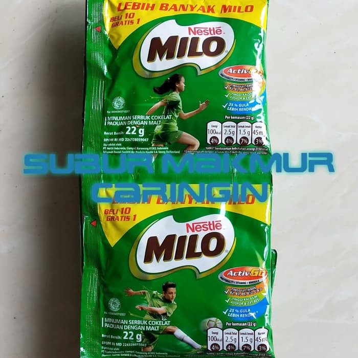 Jual MILO Sachet 22gr Renceng Indonesia Shopee Indonesia