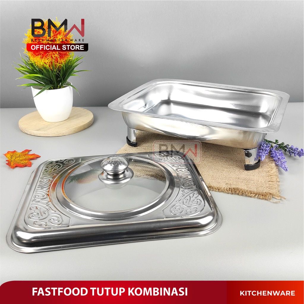 Jual KITCHEN WARE TEMPAT PRASMANAN STAINLESS FULL SET 6 WADAH LAUK