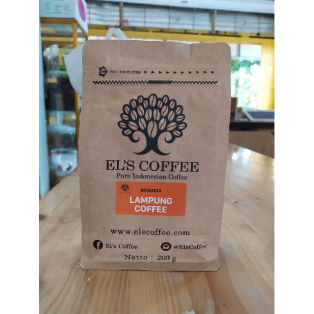 Jual Kopi Robusta Lampung Els Coffee By Tf Shopee Indonesia