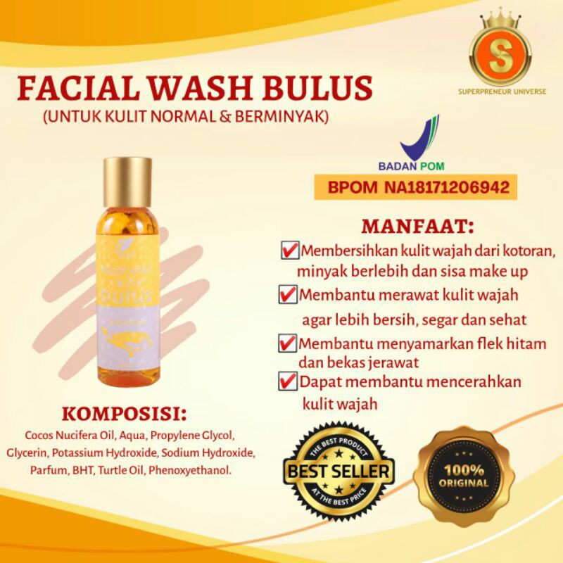 Jual Sr Facial Wash Bulus Sabun Cair Untuk Semua Jenis Kulit Shopee