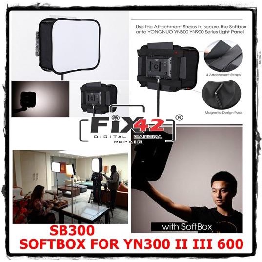 Jual Softbox YONGNUO YN300 III II YN600 LED Video Light Panel Shopee