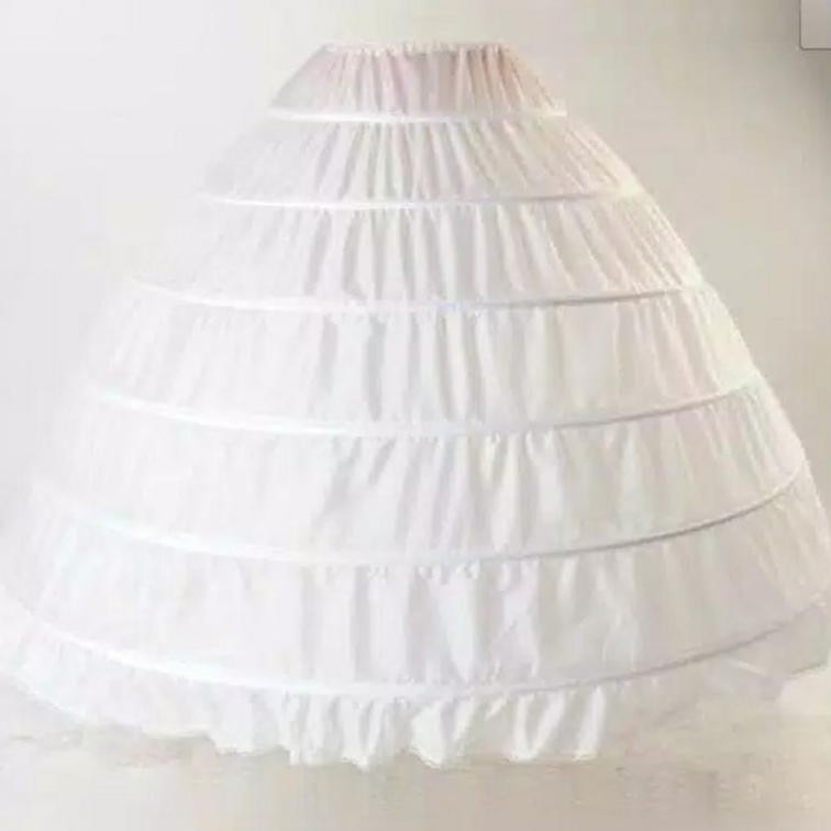 Jual Petticoat 6 Ring Petikot Rok Dalam Pengembang Gaun Pengantin