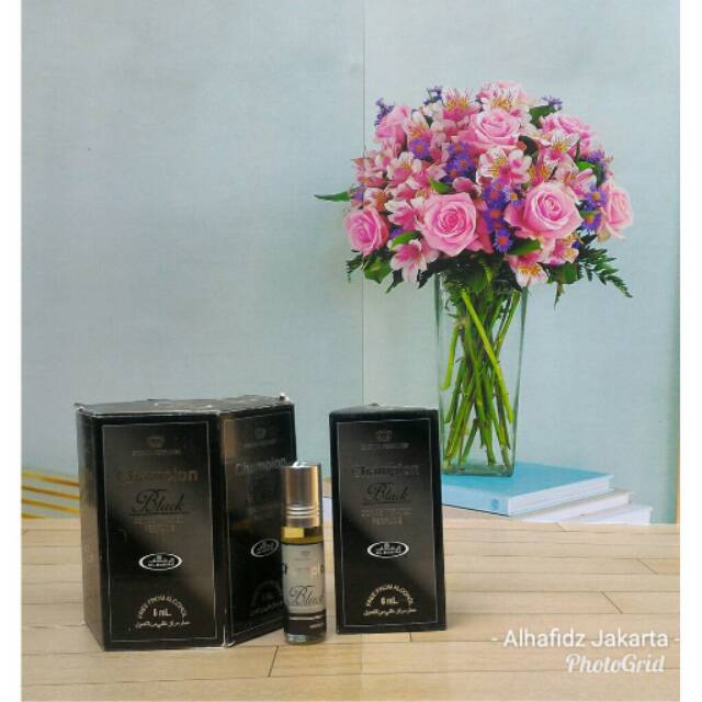 Jual Parfum Al Rehab Champion Black 6pcs Minyak Wangi Al Rehab Champion