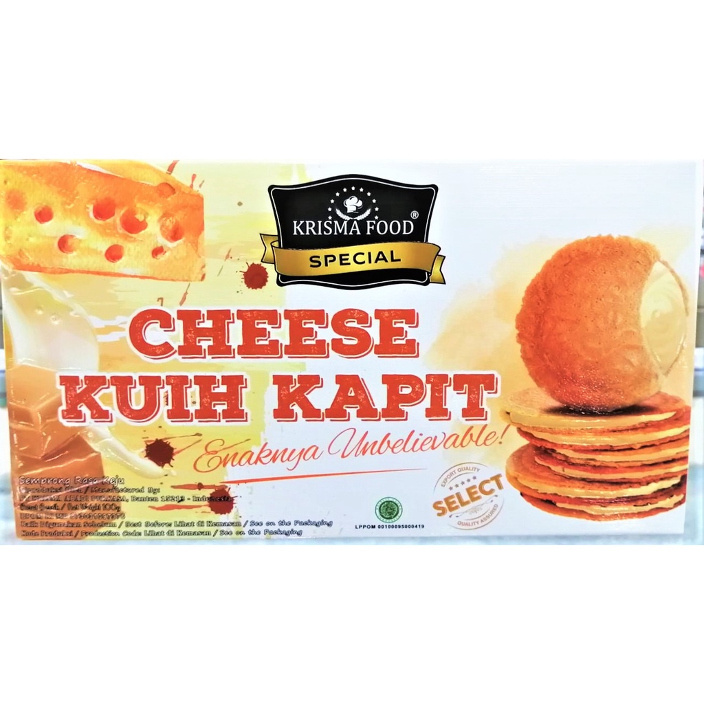 Jual Krisma Food Cheese Kuih Apit 100gr Shopee Indonesia