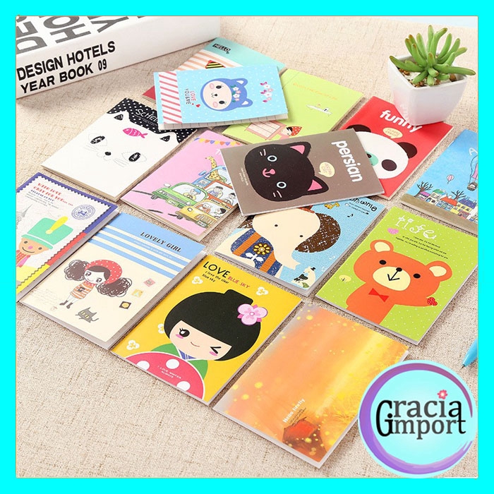 Jual Gracia BUKU CATATAN MINI NOTE BOOK MINI BUKU CATATAN MINI