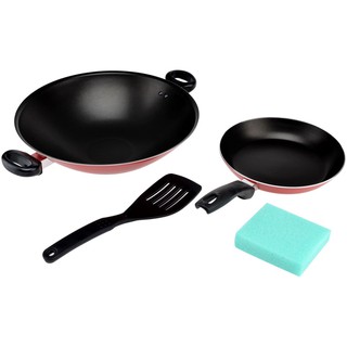 Jual Maxim Set Panci Wajan Penggorengan Wok Frying Pan Set 30 Cm