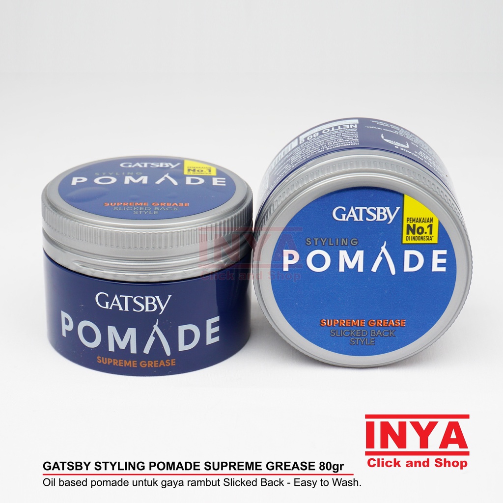 Jual Gatsby Slicked Back Style Styling Pomade Supreme Grease Gr