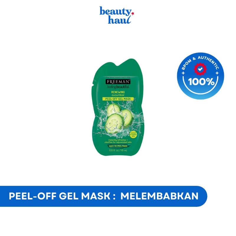 Jual Freeman Feeling Beautiful Renewing Cucumber Peel Off Gel Mask