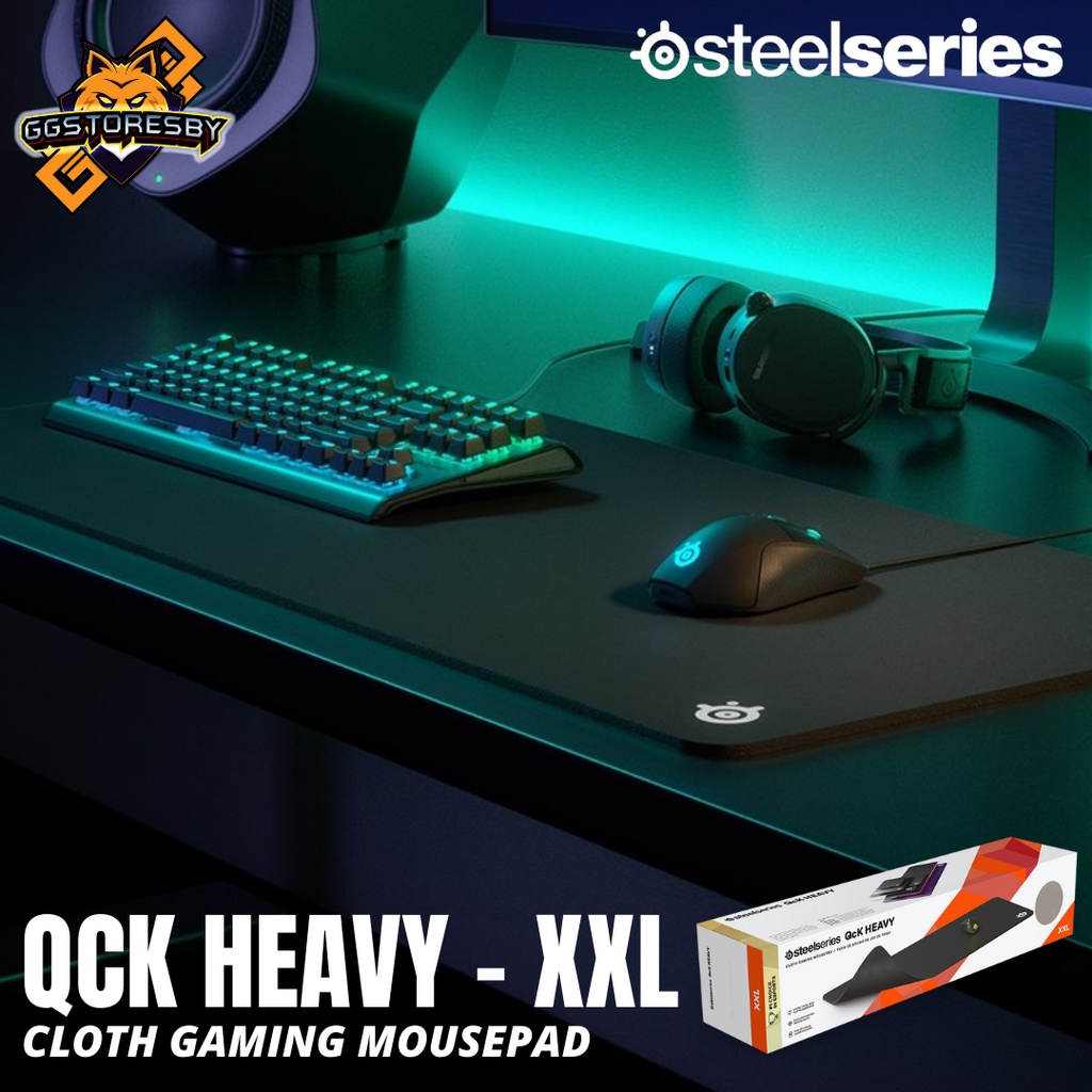 Jual STEELSERIES QCK HEAVY XXL Gaming Mousepad Shopee Indonesia