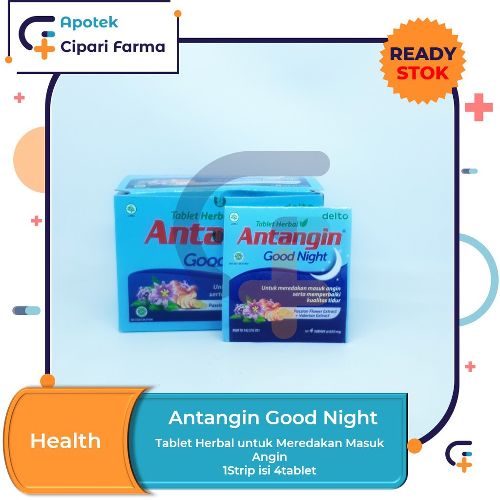 Jual Antangin Good Night Obat Tidur Herbal Gangguan Tidur Isi