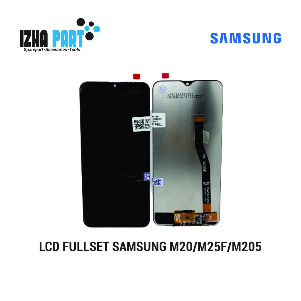 Jual LCD Samsung M20 M205 M205G Cotras Fullset HITAM Shopee