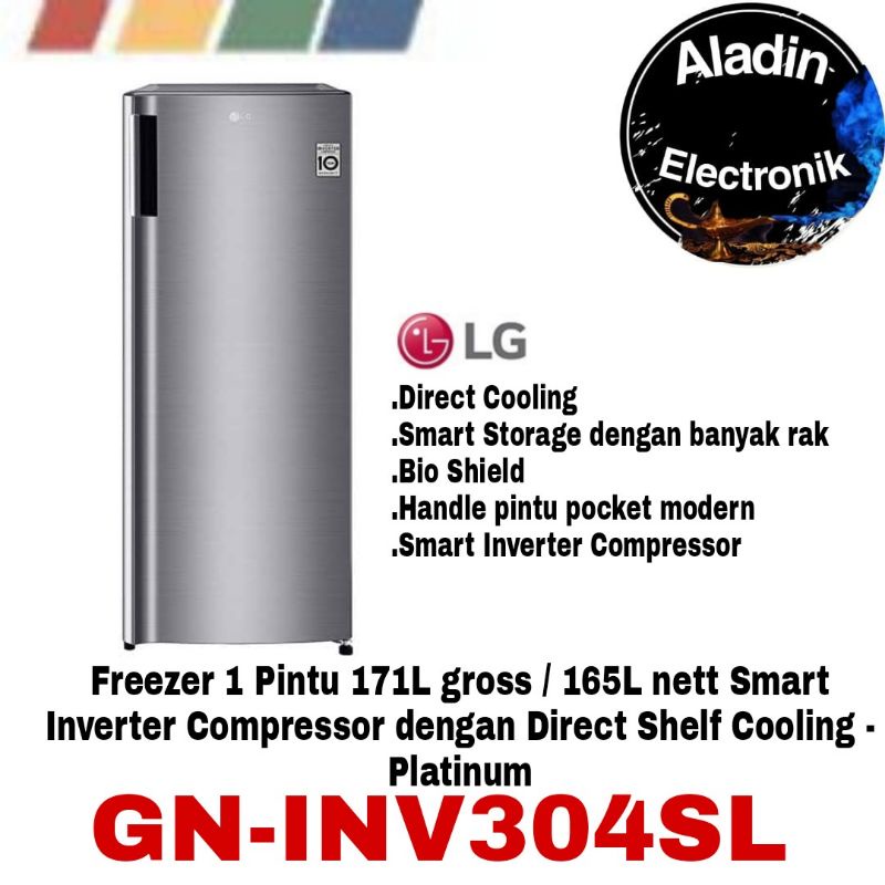 Jual Kulkas Freezer Lg Gn Inv Sl Smart Inverter Lemari Pembeku