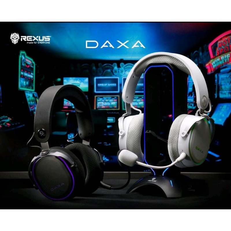 Jual Rexus Daxa TS1 RGB Dual Connection Wireless Gaming Headset