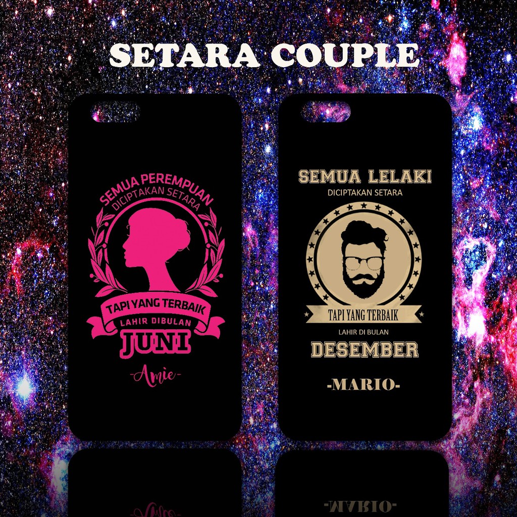 Jual Hari Jadi Custom Case Hp Setara Couple Hampir Semua Type