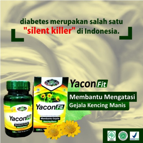 Jual Yacon Fit Darusyifa Bantu Turunkan Diabetes Gejala Kencing Manis