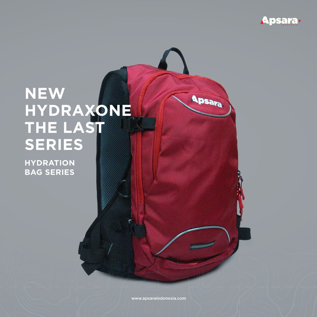 Jual Hydropack Backpack Hydraxone The Last Series V Merah Hitam