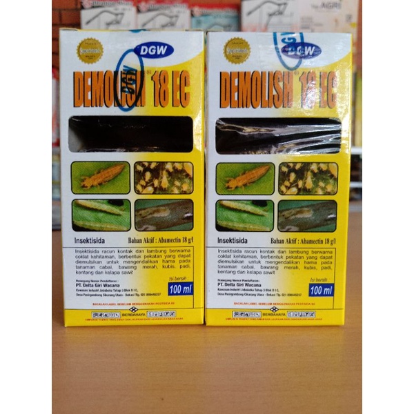 Jual Insektisida Bahan Aktif Abamectin Demolish 18g L 100ml Shopee