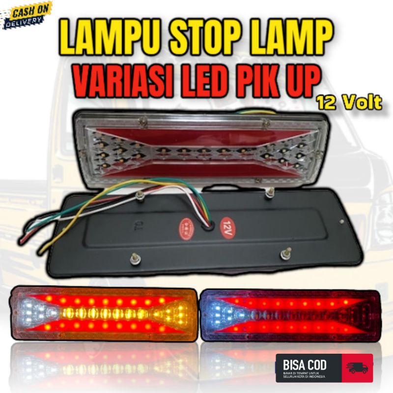 Jual Sepasang Lampu Variasi Stop Lamp Stoplamp Kedip Led Running Rem