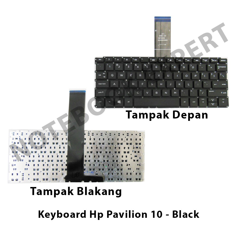 Jual Keyboard Laptop Hp Pavilion 10 Black Shopee Indonesia