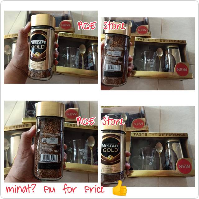 Jual Nescafe Gold Kopi Hitam Instan G Jar Package Limited