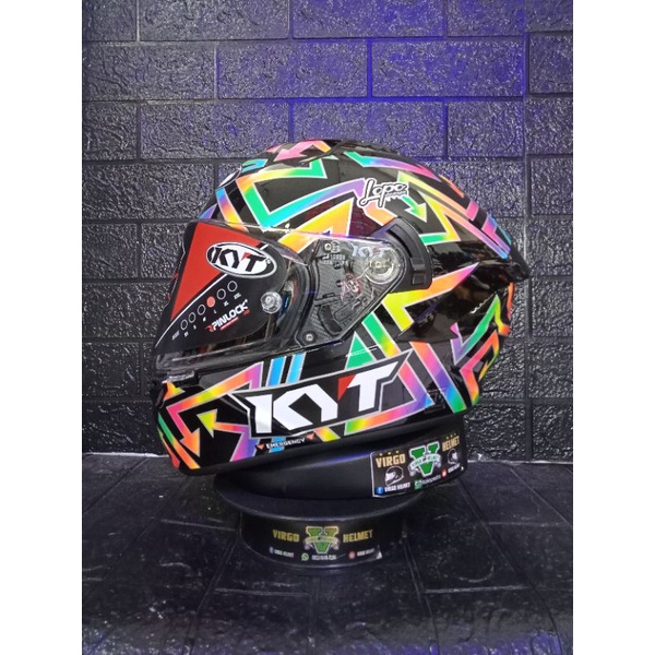 Jual Helm Fullface Kyt Nfr Motif Manzi Misano Original Shopee Indonesia