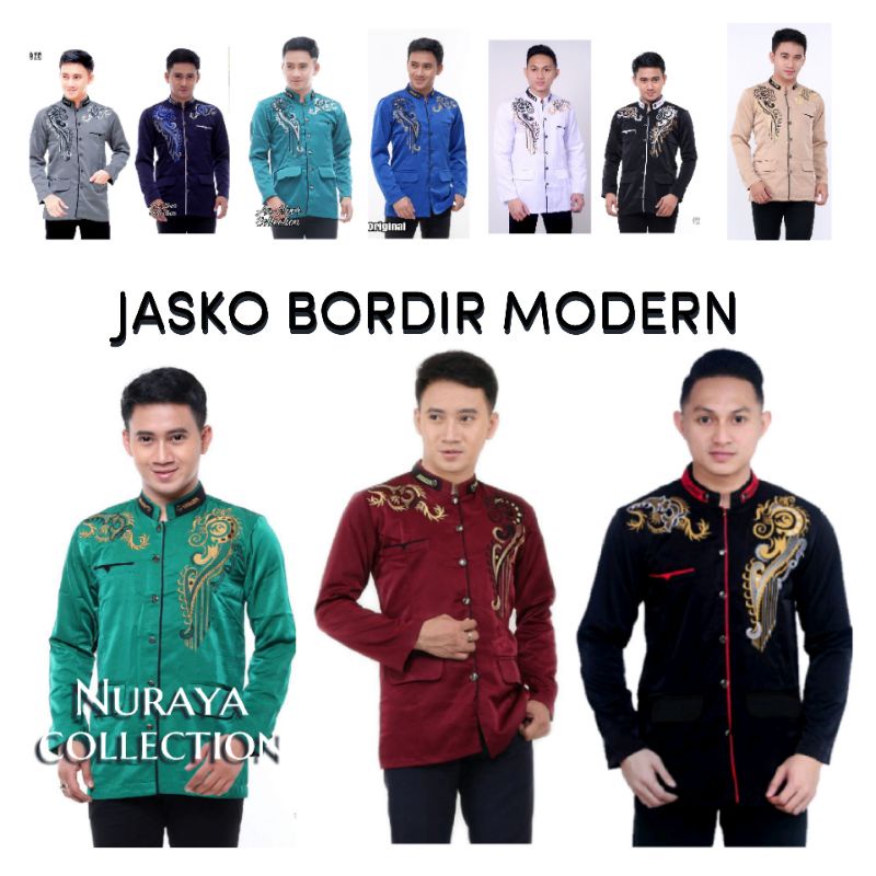 Jual Jasko Polos Jasko Bordir Lis Jalu Jas Koko Modern Termurah