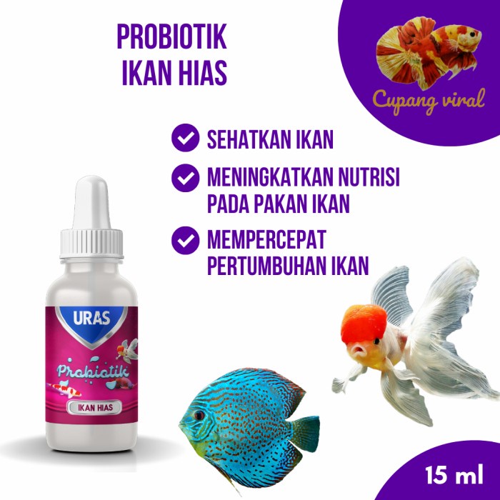 Jual Uras Probiotik Vitamin Ikan Hias Ml Shopee Indonesia