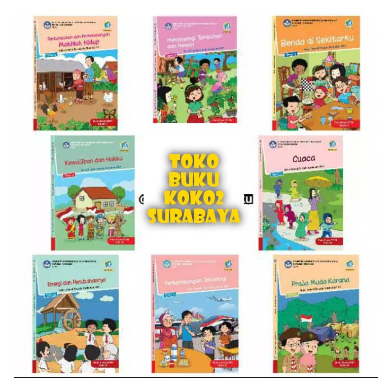 Jual Buku Paket Tematik Kelas Sd Tema Indonesia