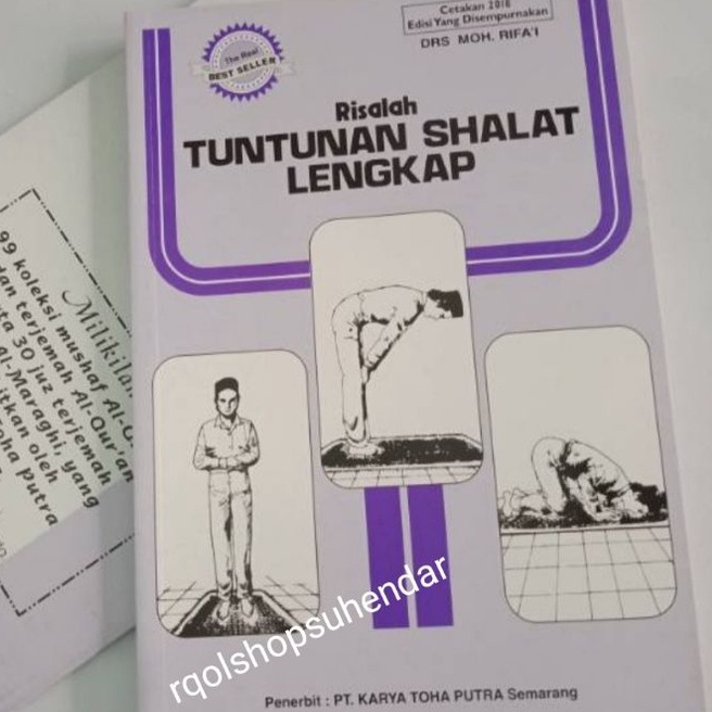 Jual Buku Tuntunan Shalat Sholat Solat Lengkap Ukuran Besar Best