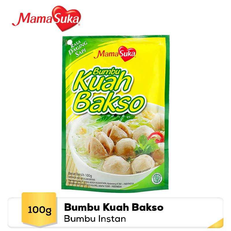 Jual MamaSuka Bumbu Kuah Bakso 100 Gr Shopee Indonesia