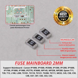 Jual Fast Print Fuse Mm Pengaman Mainboard Original Epson T T