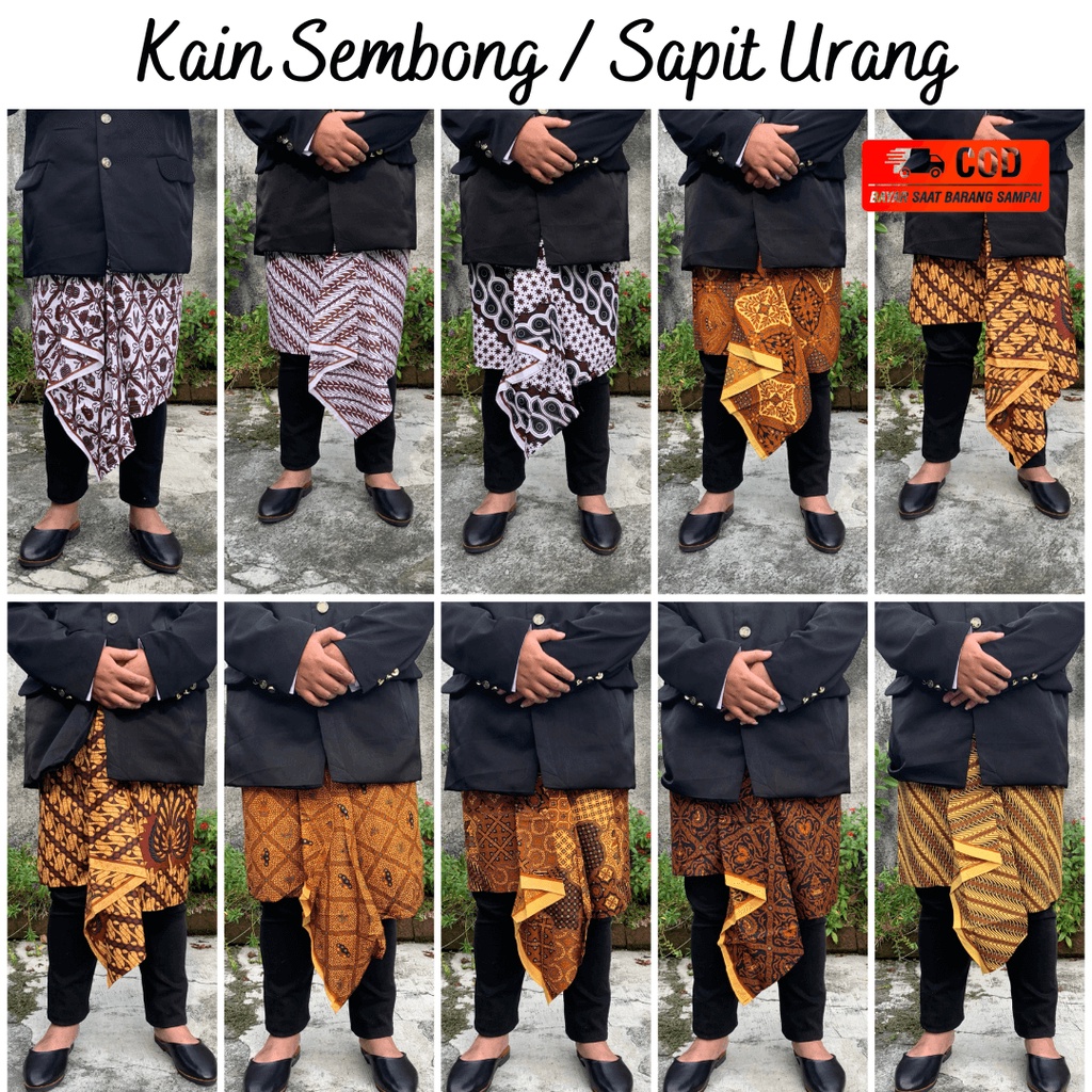 Jual Jarik Sembong Sapit Urang Jarik Laki Laki Pria Motif Batik