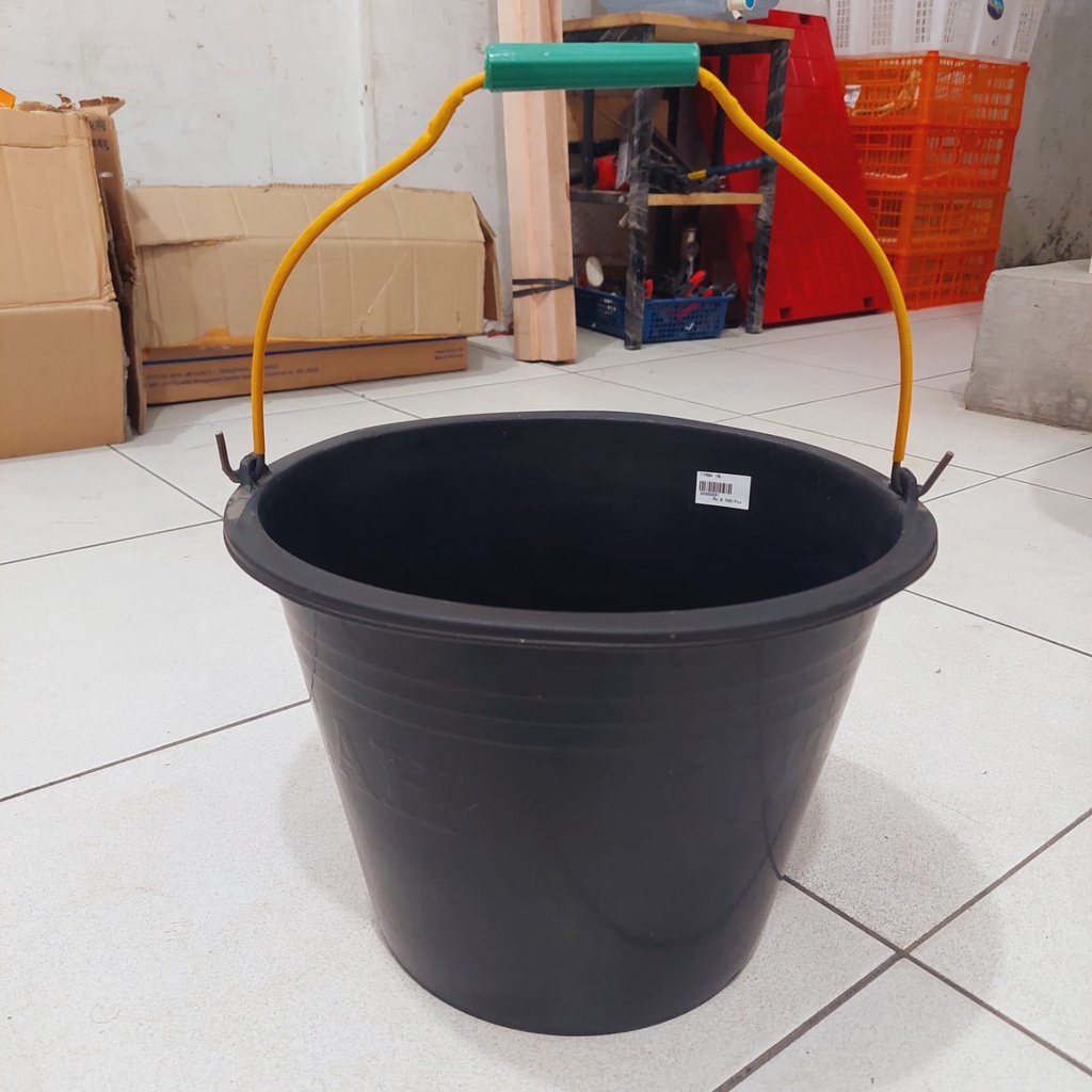 Jual Ember Plastik Hitam Gagang Liter L Lt Klasik Timba Cor Semen