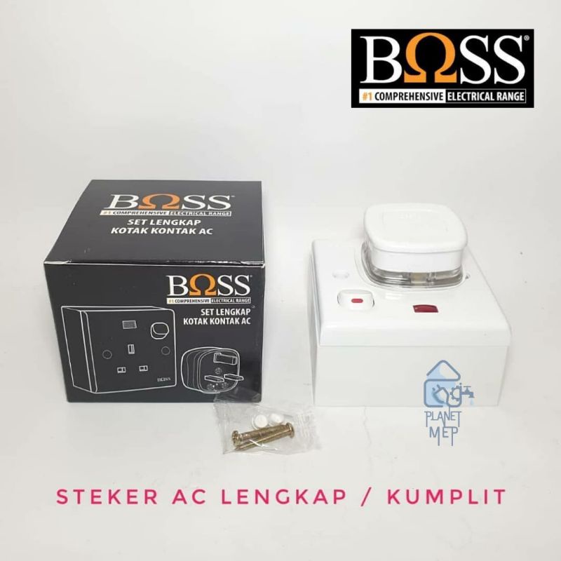 Jual Boss Stop Kontak AC Set Lengkap Shopee Indonesia